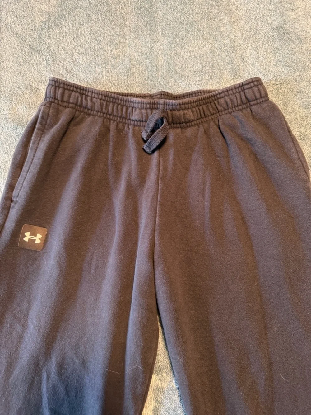 Under Armour Kid's Black‎ Jogger Sweatpants Size YXL